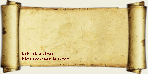 Jana Karan vizit kartica